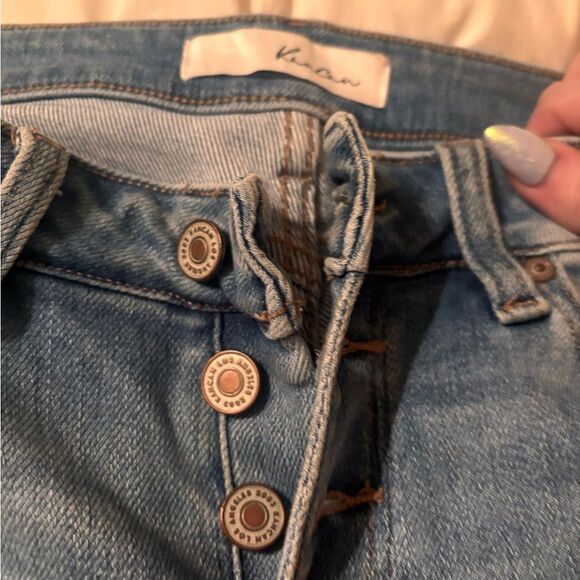 KanCan Distressed Blue Women's Jeans - Picture 2 of 4